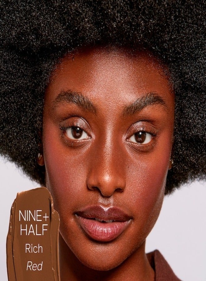 Saie SAIE   Slip   Tint Weightless Tinted Moisturizer + SPF 35 with Hydrating Hyaluronic Acid -  9.5 - for rich complexions with deep red undertones 40ml  - Image 3