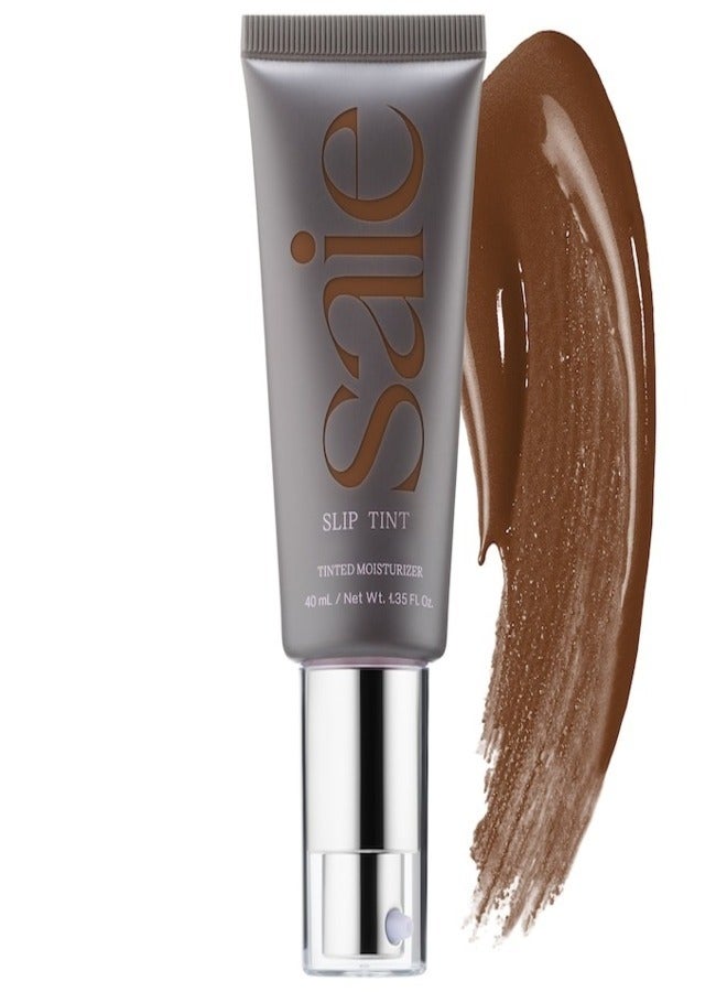 Saie SAIE   Slip   Tint Weightless Tinted Moisturizer + SPF 35 with Hydrating Hyaluronic Acid -  9.5 - for rich complexions with deep red undertones 40ml  - Image 1