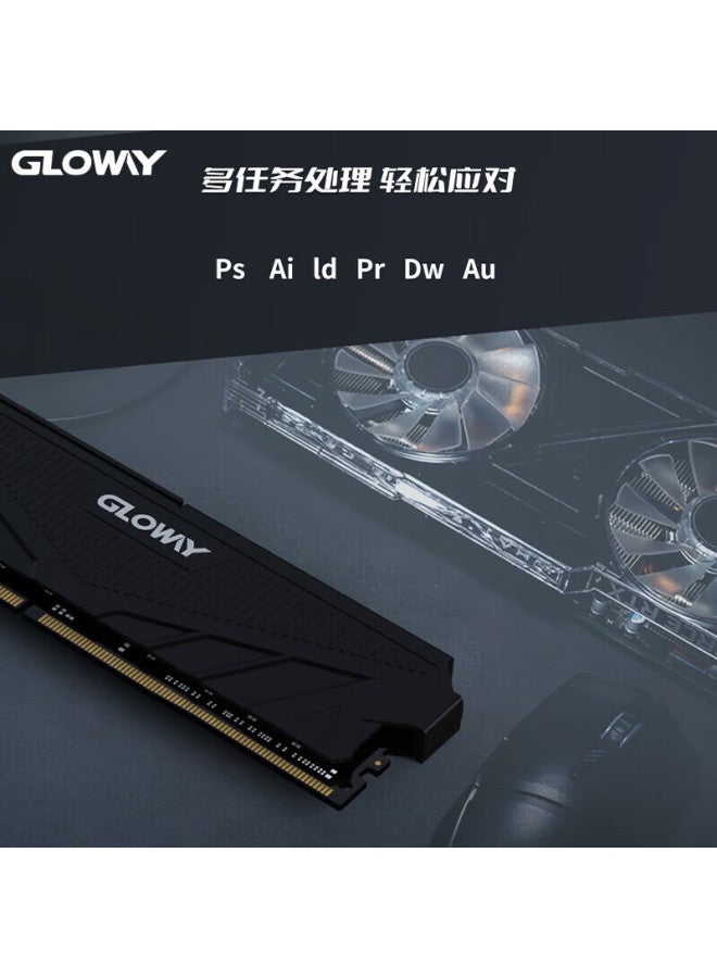 Gloway 32gb Ddr4 3600 Desktop Ram Tianze Heat Spreader Premium Chips Cl18 Starry Black