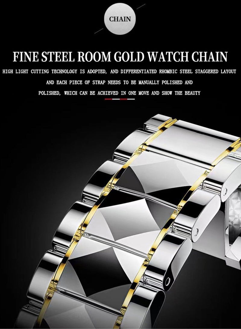 بينبوند ساعات رجالية كوارتز ساعة أفضل ماركة فاخرة موضة مقاومة للماء أسبوع تاريخ ساعة رياضية رجالية ساعة يد رجالية من الفولاذ المقاوم للصدأ - Image 4