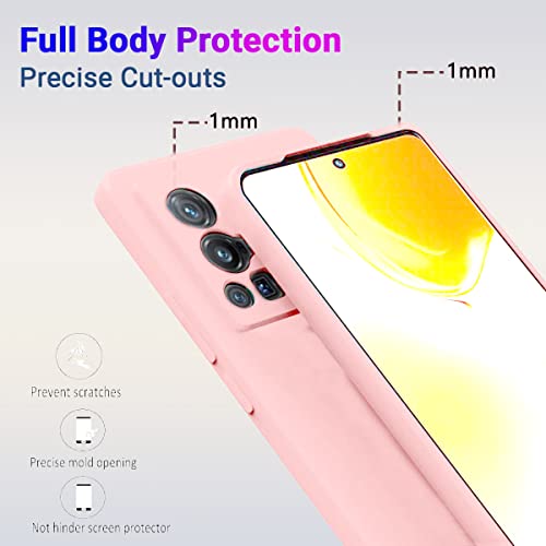 LIRAMARK Silicone Soft Back Cover Case for Vivo X70 PRO (Pink) - Image 3
