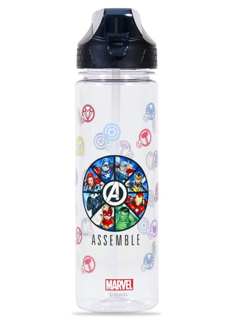 Marvel Avengers Assemble 2-In-1 Tritan Water Bottle 650ml