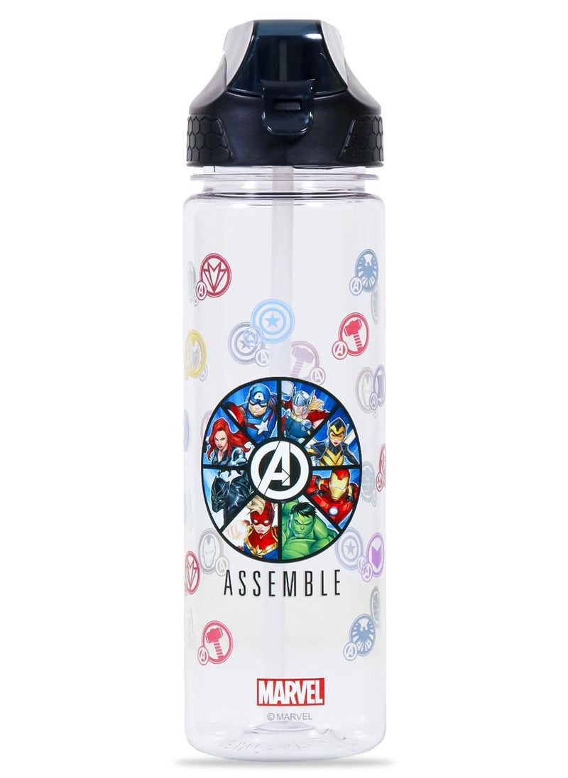 Eazy Kids - Marvel Avengers Assemble 2-In-1 Tritan Water Bottle 650ml - Image 1