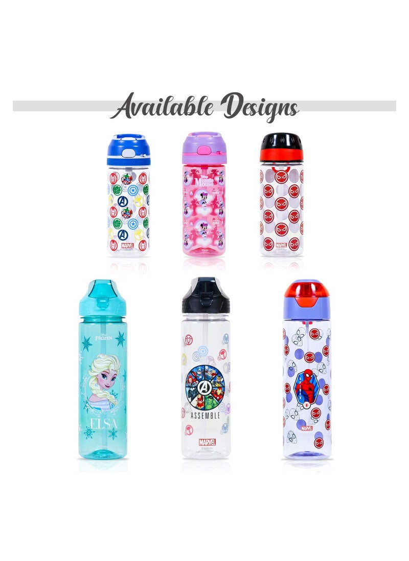Eazy Kids - Marvel Avengers Assemble 2-In-1 Tritan Water Bottle 650ml - Image 1