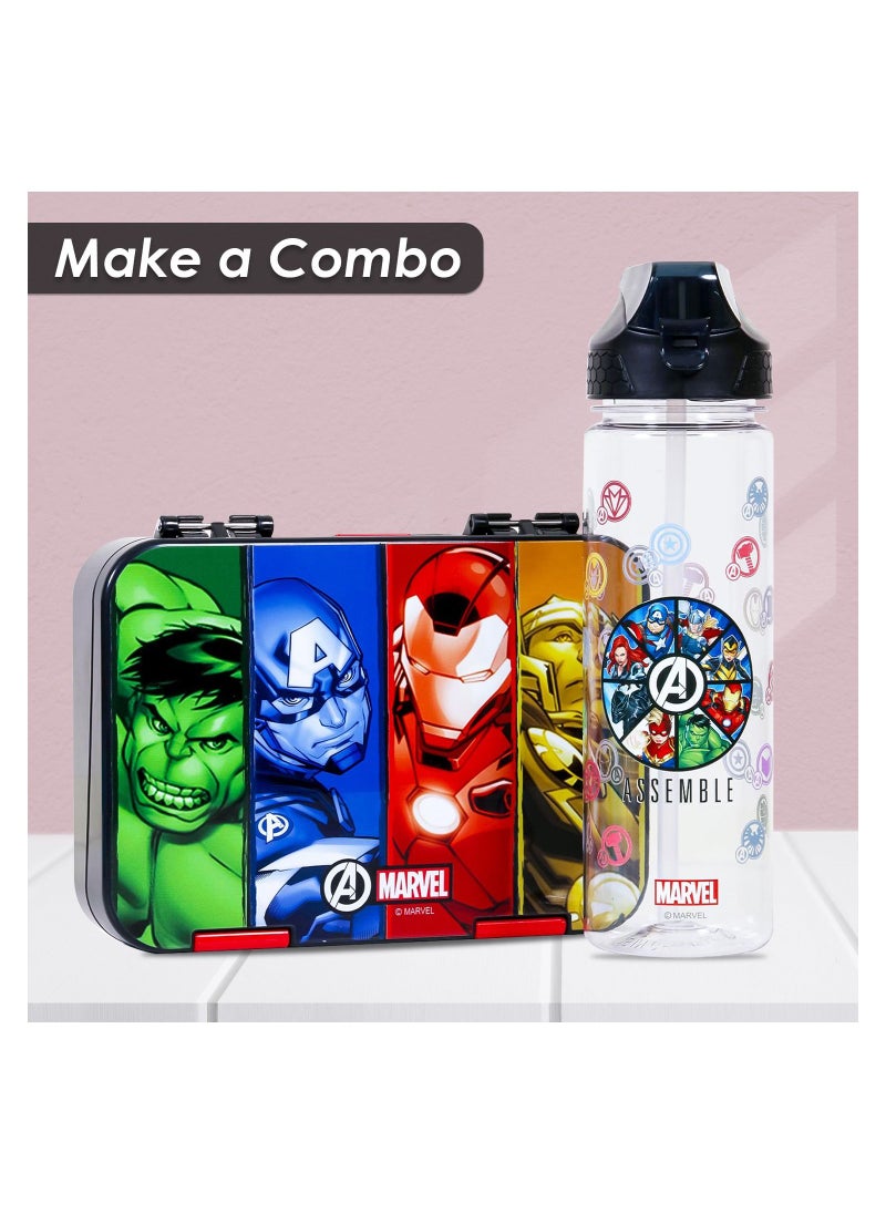Eazy Kids - Marvel Avengers Assemble 2-In-1 Tritan Water Bottle 650ml - Image 1