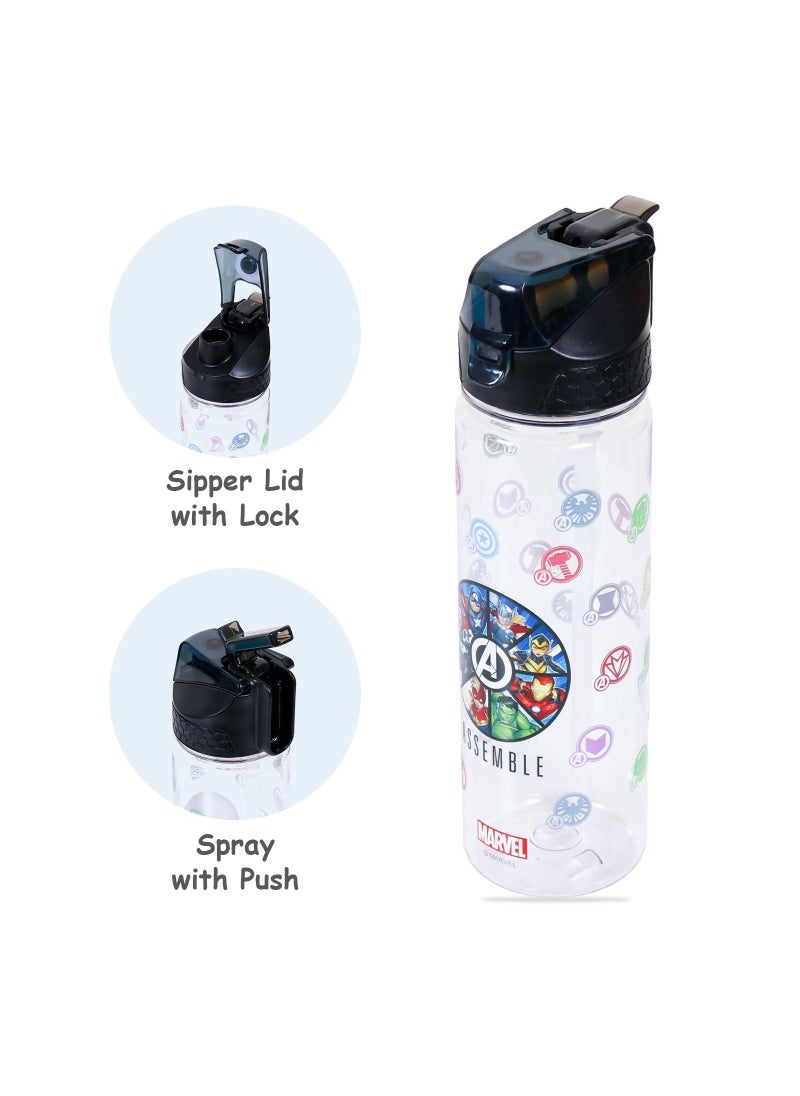 Eazy Kids - Marvel Avengers Assemble 2-In-1 Tritan Water Bottle 650ml - Image 1