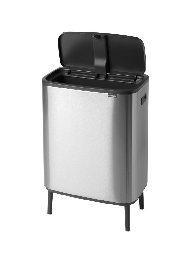 Matt Steel Fingerprint Proof Bo Touch Bin Hi with 1 Inner Bucket 60 Litres - pzsku/Z9905C8B73844624EC470Z/45/_/1710320048/88ad364b-f1b2-4f46-b441-bf0d5f54d4f8