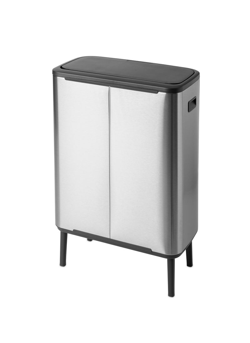 Matt Steel Fingerprint Proof Bo Touch Bin Hi with 1 Inner Bucket 60 Litres - pzsku/Z9905C8B73844624EC470Z/45/_/1710320049/65613016-fc13-422e-976e-38057d36a3ae