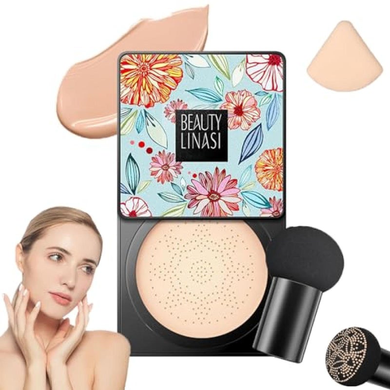 EdmEr Beauty Cream Beauty Linasi Clear Cover Beauty Cream Air Cushion Cc Cream Moisturizing Concealer Makeup Long Lasting ANatural