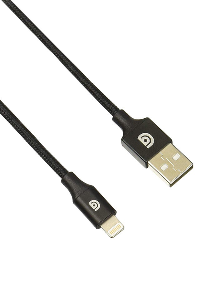 NIBEMINENT Premium USB To Lightning Cable Black  - Image 1
