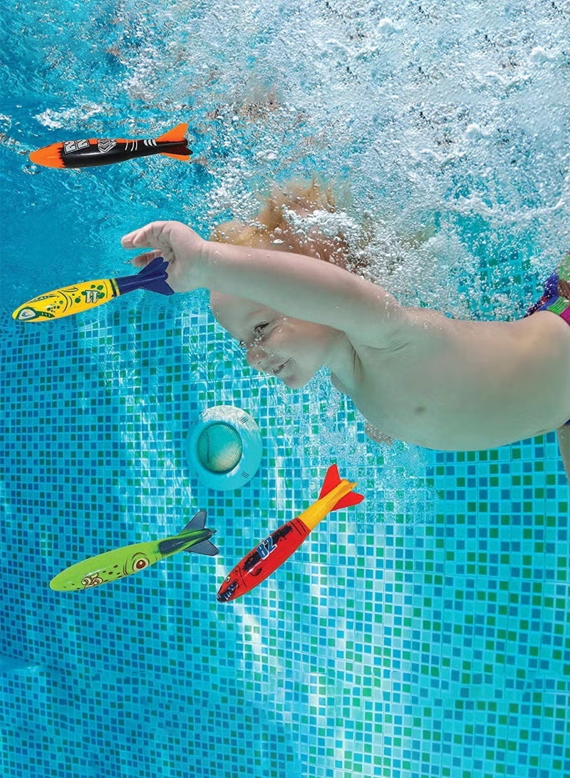 Haidue Cutie Cute 19 Pcs Diving Toys For Pool For Kids Dive Underwater Toys Swimming Pool Toy Gift Set (Random Color and Style) - Image 2