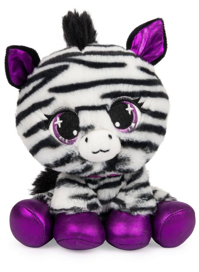 GUND P.Lushes Designer Fashion Pets Alexia Zara Zebra Stuffed Animal Black/White 6” - Image 1