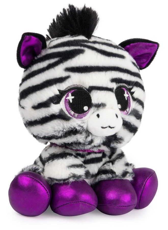 GUND P.Lushes Designer Fashion Pets Alexia Zara Zebra Stuffed Animal Black/White 6” - Image 4