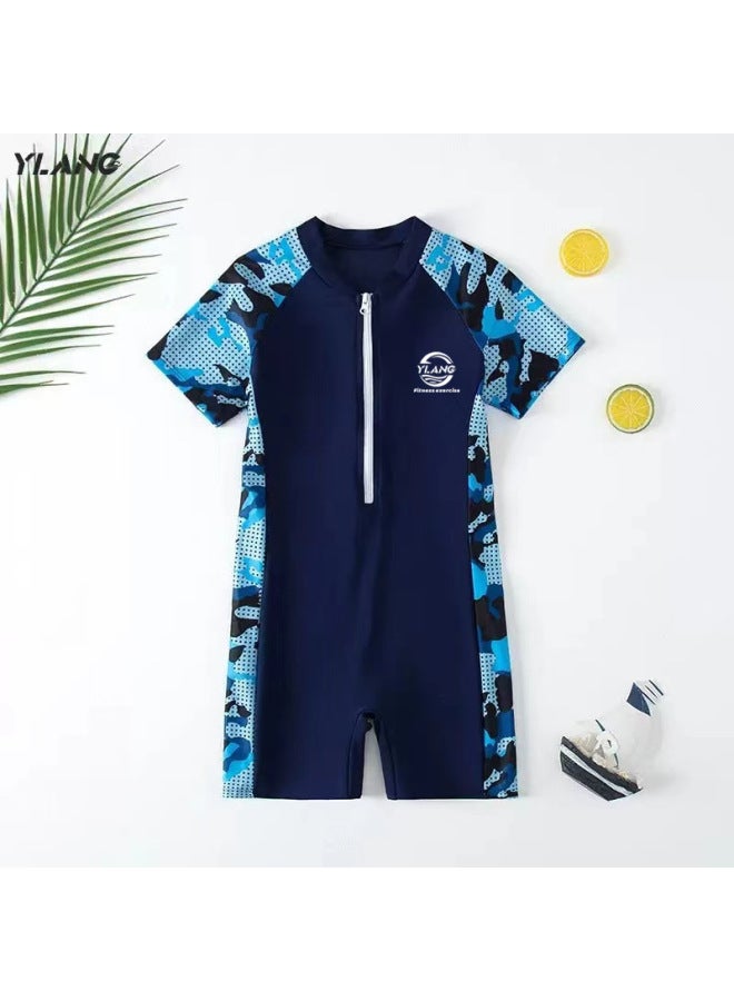 Children's Swimsuits For Girls, Boys And Girls, New Baby Swimsuits For Middle-aged And Older Students, Sports One-piece Boys' Swimming Trunks