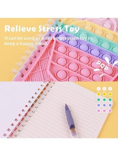 Generic Pop Bubble Notebook Fidget Toy，Popper Push Bubble Fidget Sensory Toys, Simple Dimple Notedpad Secret Journal Dairy,School Note books for Girls Boys Kids Adults  - Image 3