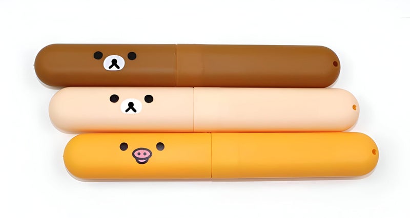Toothbrush Portfolio - Travel Friendly Portfolio for Children's Oral Cleanliness, Compact Design for Home Use and On-the-Go (3pcs)