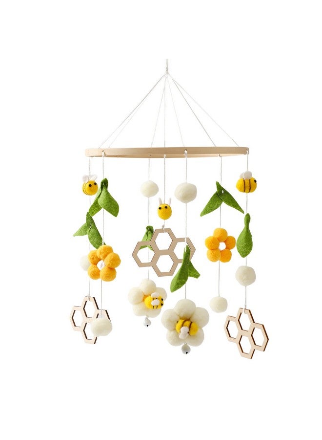 Promise Babe Baby Mobile for Crib, Nursery Mobile Decor, Bee Decoration for Infant, Soft Mobile for Boys and Girls - Image 1
