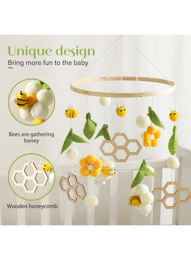 Promise Babe Baby Mobile for Crib, Nursery Mobile Decor, Bee Decoration for Infant, Soft Mobile for Boys and Girls - Image 5