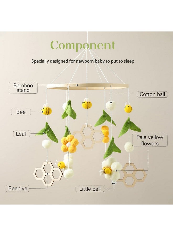 Promise Babe Baby Mobile for Crib, Nursery Mobile Decor, Bee Decoration for Infant, Soft Mobile for Boys and Girls - Image 4