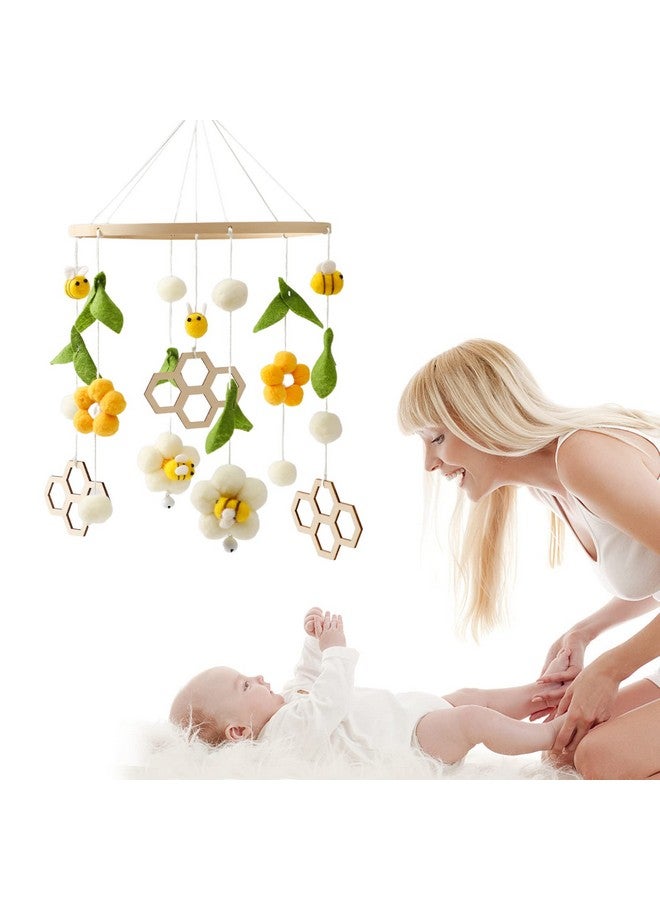 Promise Babe Baby Mobile for Crib, Nursery Mobile Decor, Bee Decoration for Infant, Soft Mobile for Boys and Girls - Image 2