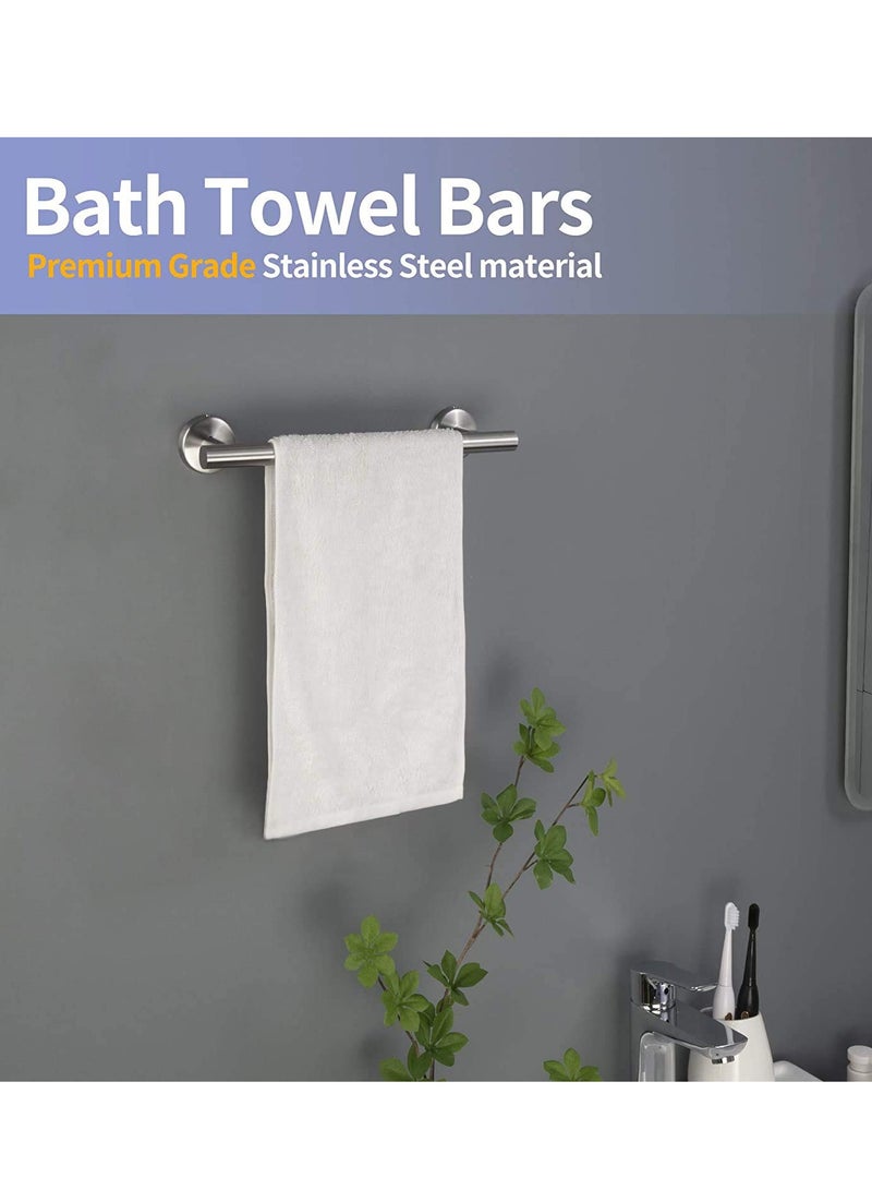 SOLARAE Towel Bar, Stainless Steel Single Towel Racks for Bathroom Kitchen Hand Towel Holder Dish Cloths Hanger Waterproof Wall Mounted Towel Bar - Image 2