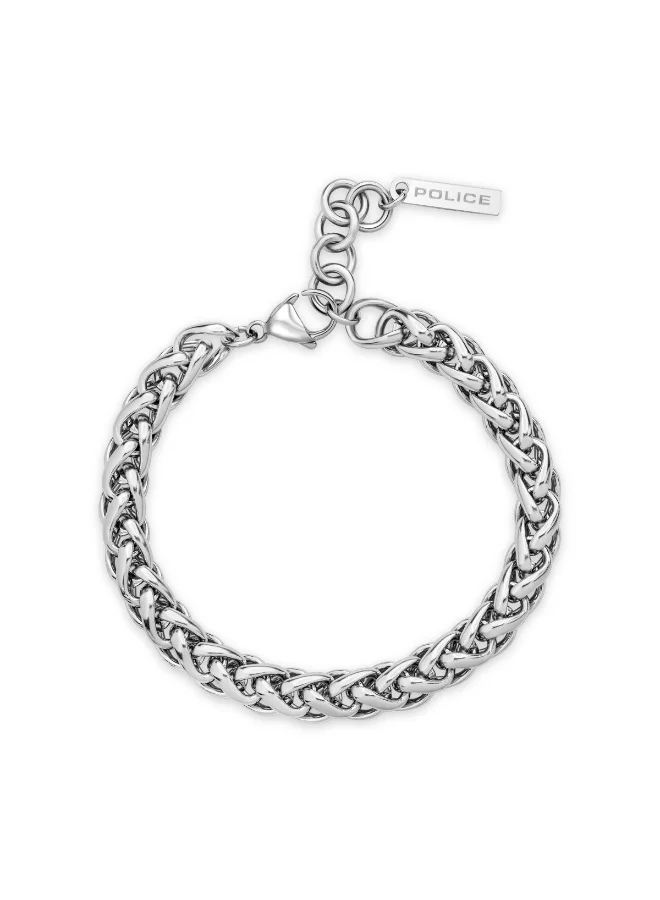 POLICE Walkable Silver Chain Bracelet for Men