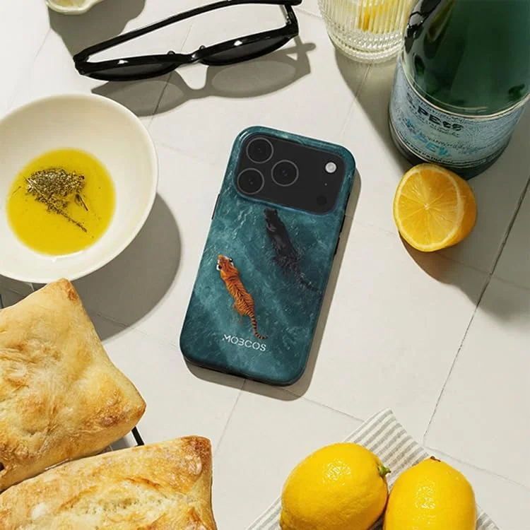 Mobcos Mobcos iPhone 17 Pro Max Liora Mobcos iPhone 17 Pro Max Liora Premium Case Compatible with Hybrid Dual-Layer Hard Shell + Silicone Protection - Scratch-Resistant Shockproof Mobile Cover  | Best Price UAE