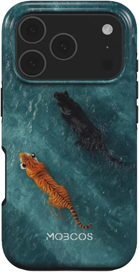 Mobcos Mobcos iPhone 17 Pro Max Liora Premium Case Compatible with Hybrid Dual-Layer Hard Shell + Silicone Protection - Scratch-Resistant Shockproof Mobile Cover