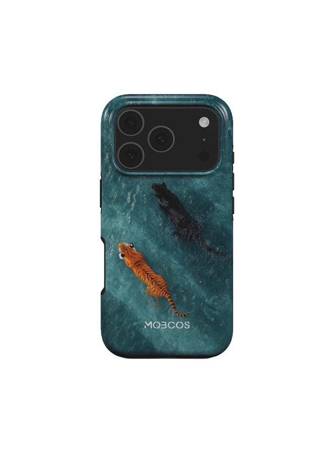 موبكوس جراب Mobcos Liora Premium لهاتف iPhone 17 Pro Max، متوافق مع غطاء صلب مزدوج الطبقات مع حماية من السيليكون - غطاء مقاوم للخدوش والصدمات - Image 1