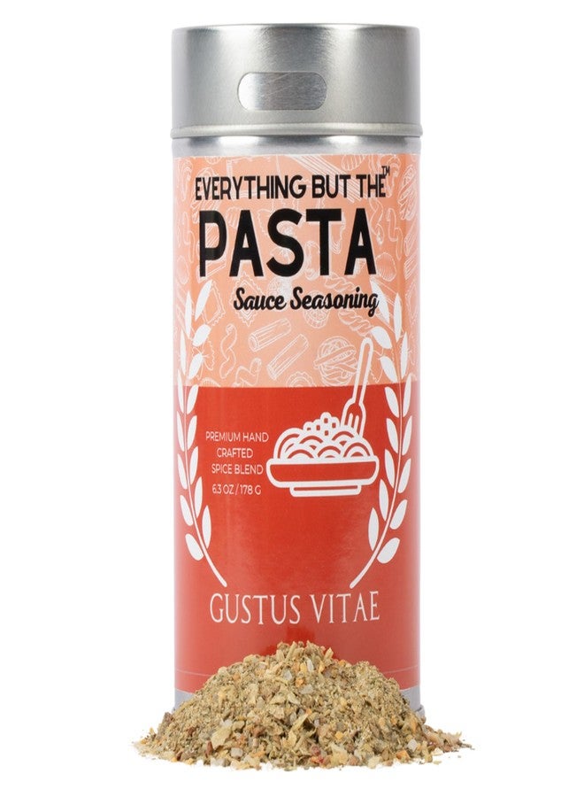 GUSTUS VITAE Everything But The Pasta Sauce Seasoning | | Gourmet Seasoning | Artisanal Spice Blend | All Natural | Non GMO | Hand Crafted | Made In USA | GLP-1 Friendly | Spaghetti Herbs & Spices | 6.3 oz | Small Batch | Bougie BBQ | Gustus Vitae - Image 1