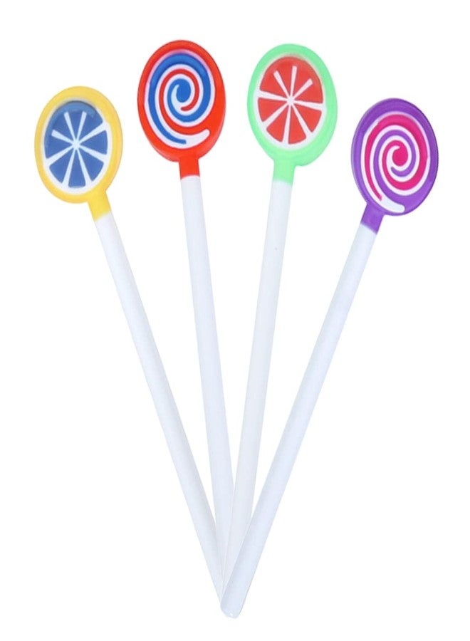 MAXI Extra Soft Lollipop Tongue Cleaner for Babies & Toddlers (6+ Months) | Safe BPA Free Oral Cleaner for Milk Deposits & Fresh Breath | Multicolor Pack of 4 (Value Pack) - Image 4