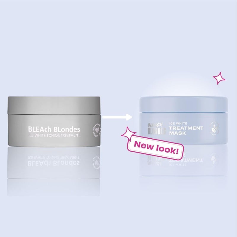 Lee Stafford قناع شعر لي ستافورد الأزرق للتلوين | مجموعة بلاتينيوم بلوند آيس وايت - أفضل قناع ترطيب، يصحح الألوان النحاسية والبرتقالية، رائع للشعر الداكن والمميز والبارد، 6.7 أونصة سائلة - Image 5