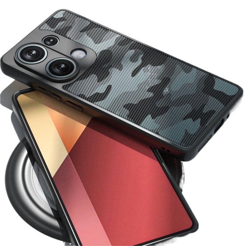 TPU Protective Case for Redmi Note 13 Pro with Anti-Fingerprint and Anti-Slip Grip plus Shockproof plus Drop Protection in Art Camouflage - Image 3