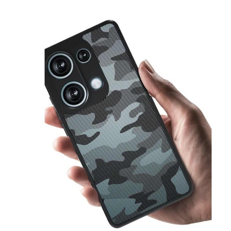 TPU Protective Case for Redmi Note 13 Pro with Anti-Fingerprint and Anti-Slip Grip plus Shockproof plus Drop Protection in Art Camouflage - Image 4