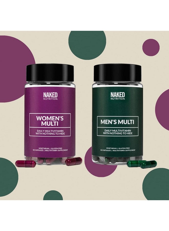 NAKED nutrition Men’s Multi - Daily Multivitamin for Men - A, C, E, Selenium, Zinc, Fruit and Super Green Extracts and More to Boost Immune Support - Gluten-Free and Vegetarian Daily Vitamins - 60 Capsules - Image 4