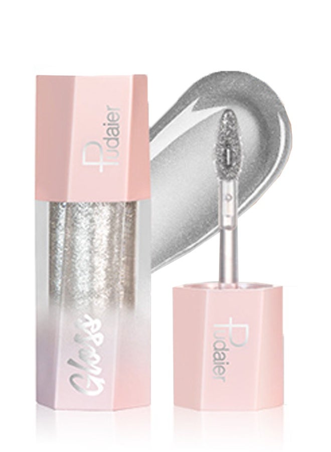 بوداير ملمع شفاه فائق اللمعان الماس ماتي زيت الشفاه ملمع بريق معدني سائل أحمر شفاه بريق لامع الشفاه الصقيل لامع لمسة نهائية عالية الصباغ ملمع الشفاه طويل الأمد صبغة مكياج #06 - Image 1