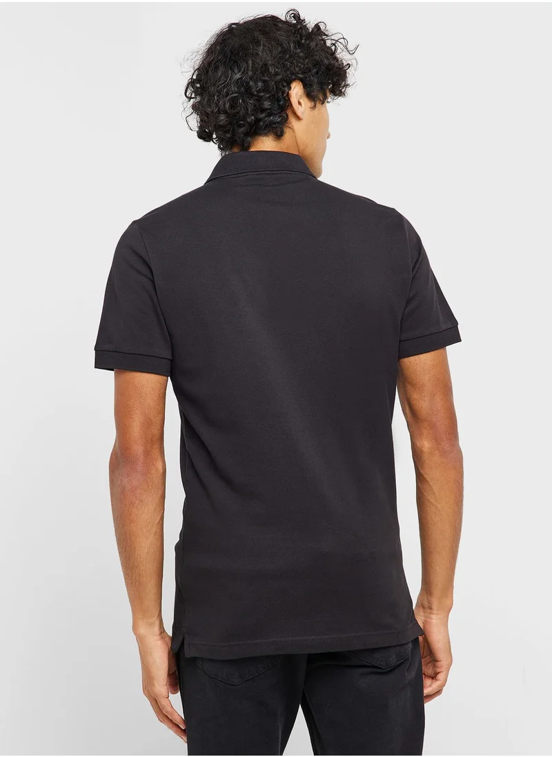 Calvin Klein Jeans Monogram Polo T-Shirt