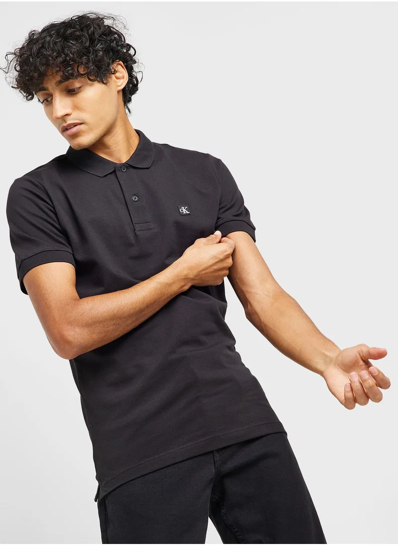 Calvin Klein Jeans Monogram Polo T-Shirt