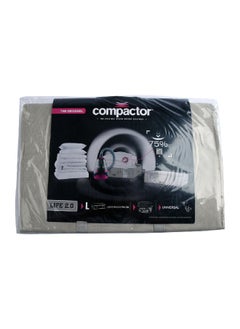 COMPACTOR Life 2.0 Space Saving Zipper Closure Vacuum Bag Beige 145 L RAN7652  - Image 1