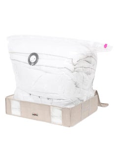 COMPACTOR Life 2.0 Space Saving Zipper Closure Vacuum Bag Beige 145 L RAN7652  - Image 3
