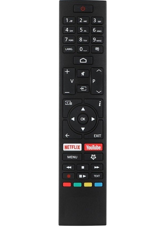 Vestel 49UA9800 4K Android Smart LED TV Remote - Without Microphone