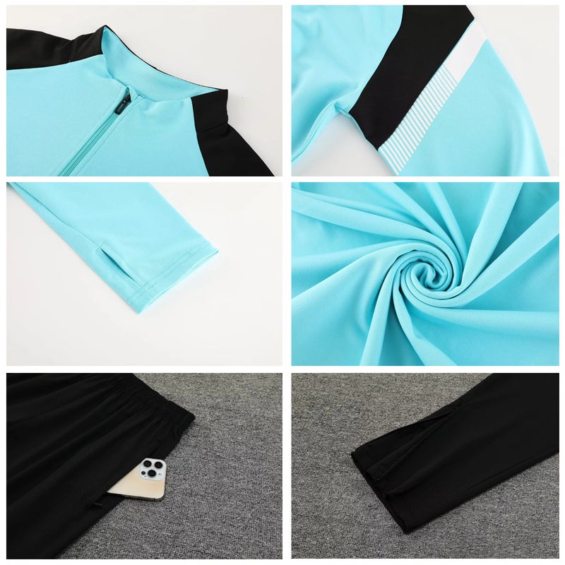 Adult Children'S Long Sleeve Sweatshirt Primary And Secondary School Competition Sportswear Running Clothes Football Sports Training Clothes - Image 5