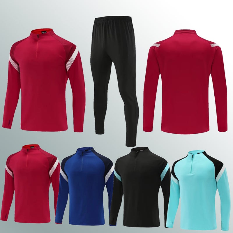 Adult Children'S Long Sleeve Sweatshirt Primary And Secondary School Competition Sportswear Running Clothes Football Sports Training Clothes - Image 2
