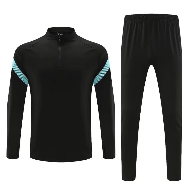 Adult Children'S Long Sleeve Sweatshirt Primary And Secondary School Competition Sportswear Running Clothes Football Sports Training Clothes - Image 1