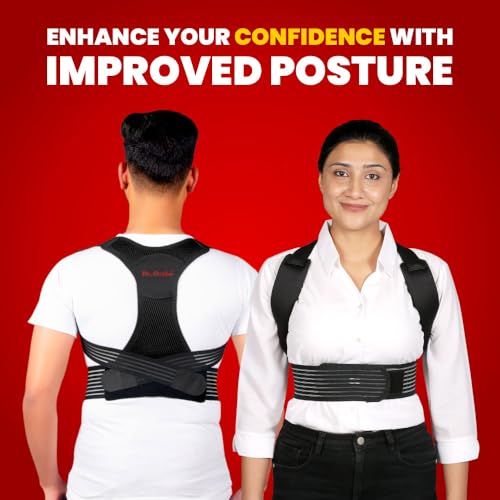 Dr. Ortho Dr.Ortho Premium Orthopaedic Posture Corrector Back Support, Improving Posture & Relieving Back Pain and Shoulder Support Belt, Spine Corrector for Men and Women (Black, Medium) - Image 4
