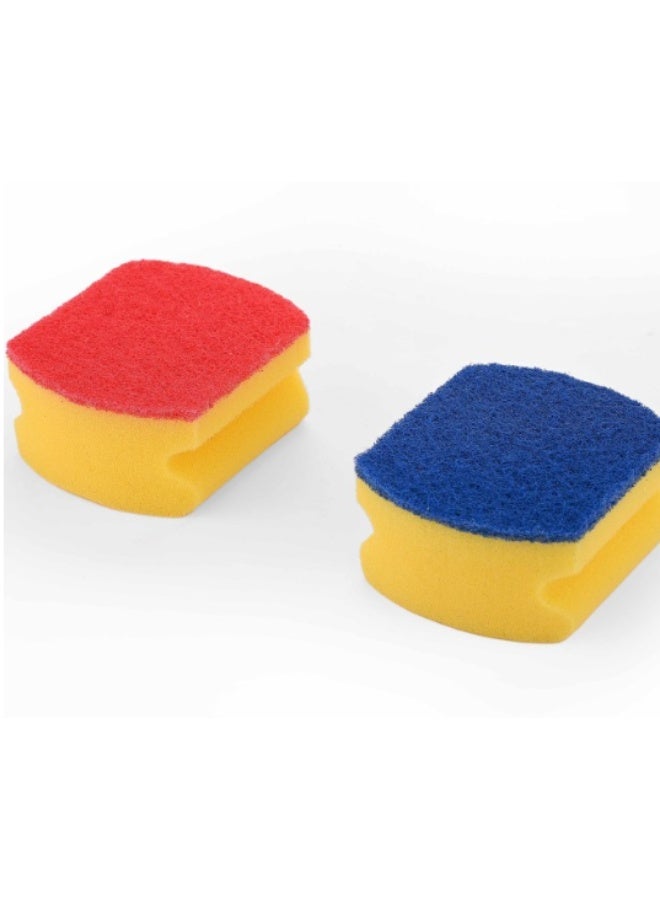 Waritex Multi-purpose cleaning sponge for nail protection (2 pieces), semi-circular - Image 2