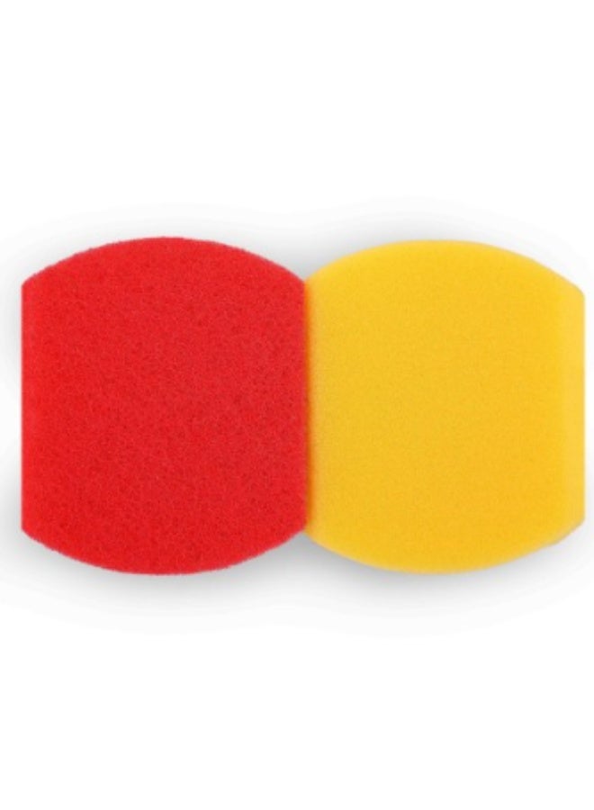 Waritex Multi-purpose cleaning sponge for nail protection (2 pieces), semi-circular - Image 4
