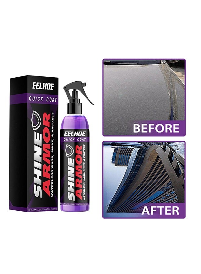 EELHOE Quick Coat - Fast car Ceramic Coating Spray, Plastic Parts refurbisher, Fast fine Scratch Repair, car Scratch Nano Repair Spray,High Protection Crystal Coating 100ml - Image 1