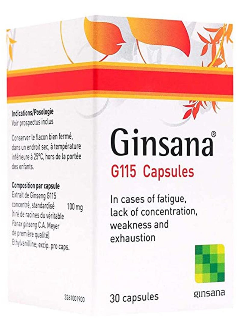 Pharmaton Ginsana G115 Cap 30S