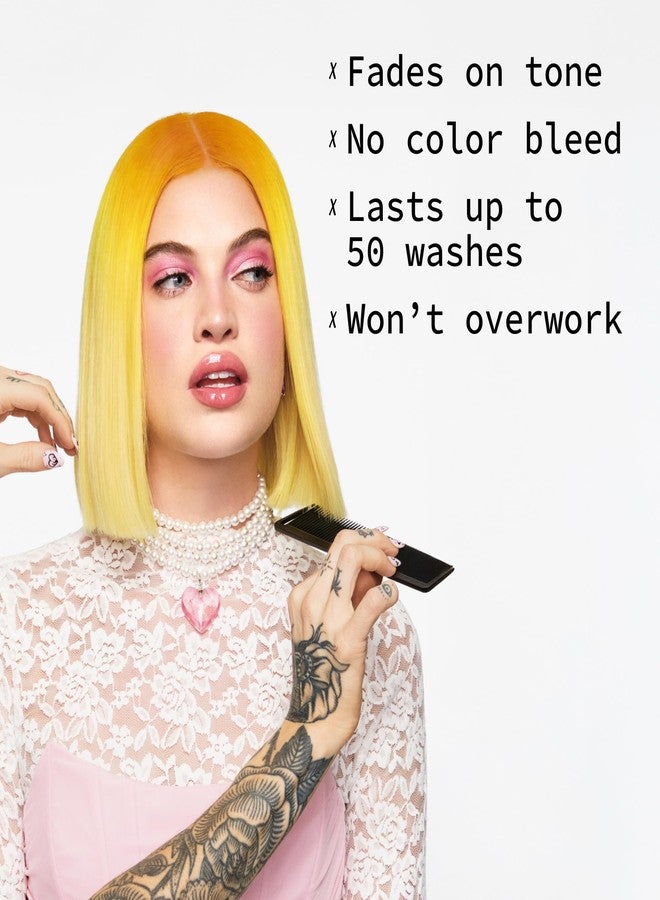 Pulp Riot Semi Permanent Hair Color Desert Canyon – Marigold with Balanced Yellow & Orange Tones, Long-Lasting Vibrancy, Anti-Overworking Formula, Vegan, Conditioner-Based, 4oz Tube - Image 3